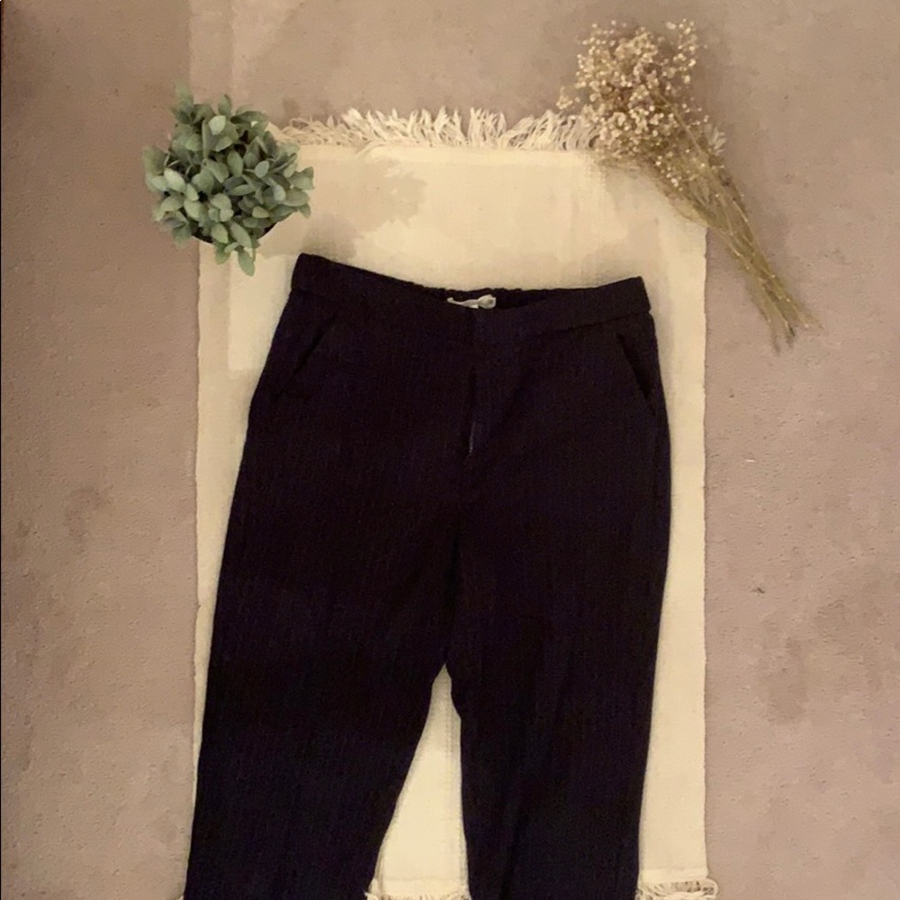 Dynamite tapered pine stripes dress pants